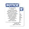 Signmission No Soliciting Please There Is OSHA Notice Sign, Plastic, 10in W x 14in L, 2PK OS-2PACK-NS-P-1014-V-14837 - alternate 1
